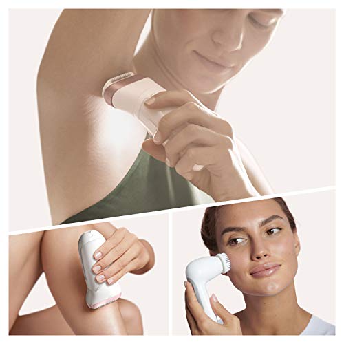 Braun Epilator Silk-épil 9 9-880, Facial Hair Removal for Women, Wet & Dry, F...