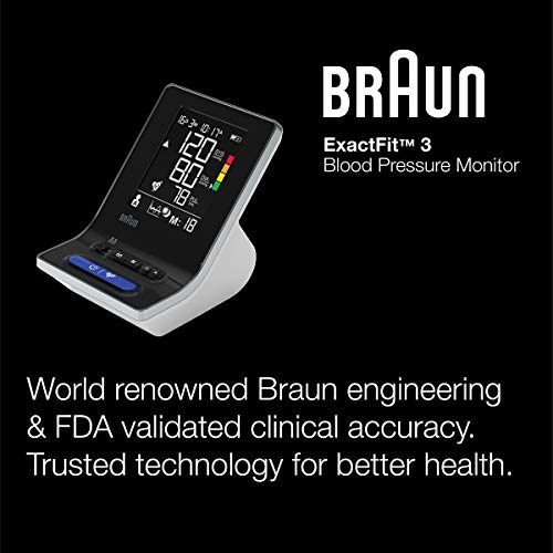 Braun ExactFit 3 Upper Arm Blood Pressure Monitor with Clinically Proven Accu...