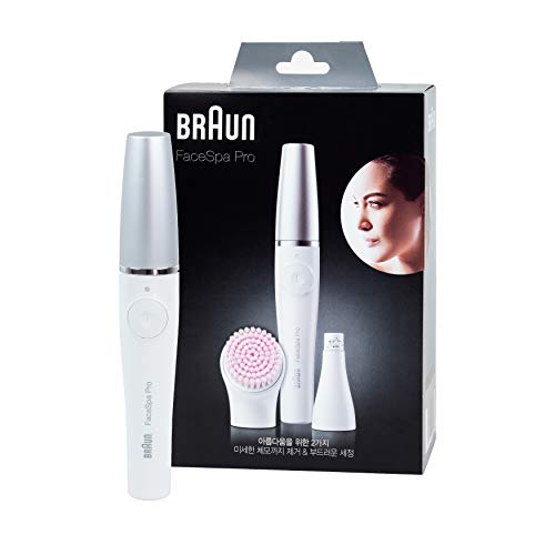 Braun FaceSpa Pro SE 910 (Korean Import) Facial Epilator 2-in-1 Facial Epilat...