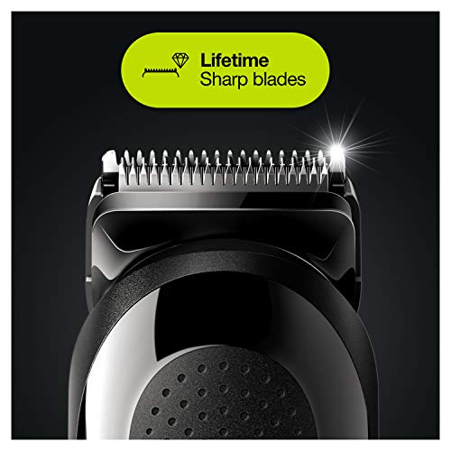 Braun Hair Clippers for Men MGK3220, 6-in-1 Beard Trimmer, Ear and Nose Trimm...