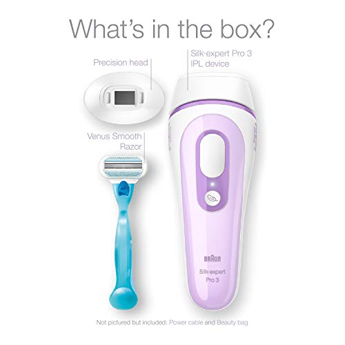 Braun IPL Hair Removal for Women and Men, Silk Expert Pro 3 PL3111 with Venus...