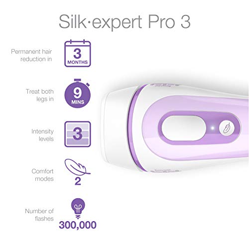Braun IPL Hair Removal for Women and Men, Silk Expert Pro 3 PL3111 with Venus...