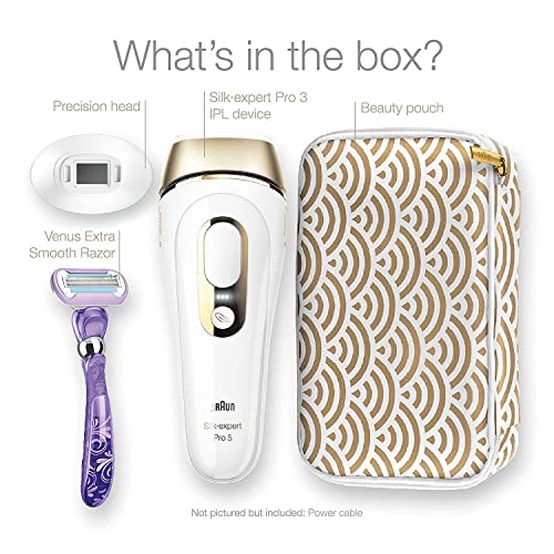 Braun IPL Hair Removal for Women and Men, Silk Expert Pro 5 PL5137 with Venus...