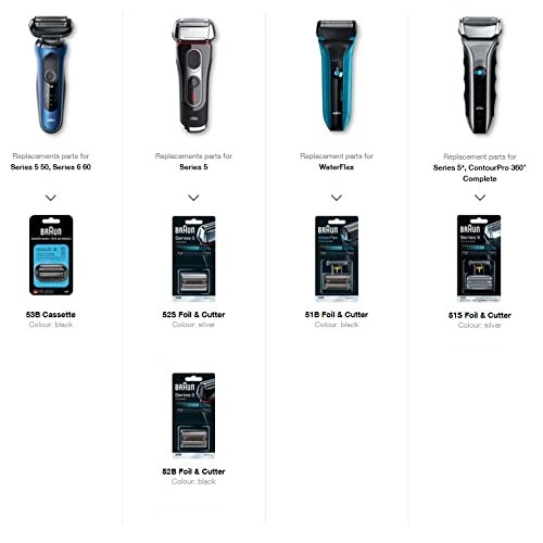 Braun Series 5 and 6 New Generation Electric Shaver Replacement Head - 53B - ...