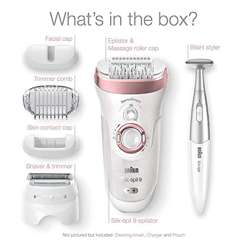 Braun Silk-épil 9 9-890 Facial Hair Removal for Women, Bikini Trimmer, Womens...