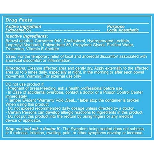 Bravado Labs Lidocaine Numbing Cream - Topical Anesthetic Cream - Best Skin N...