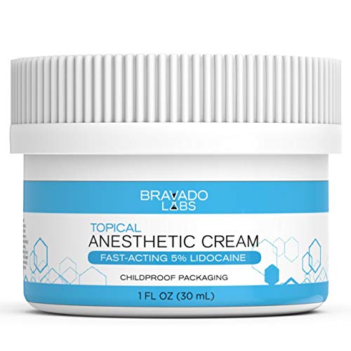 Bravado Labs Lidocaine Numbing Cream - Topical Anesthetic Cream - Best Skin N...