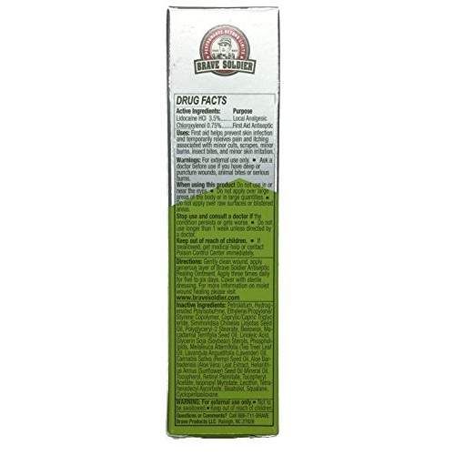 Brave Soldier Antiseptic Quick Healing Ointment with Tea Tree Oil,1 Ounce, Qu...