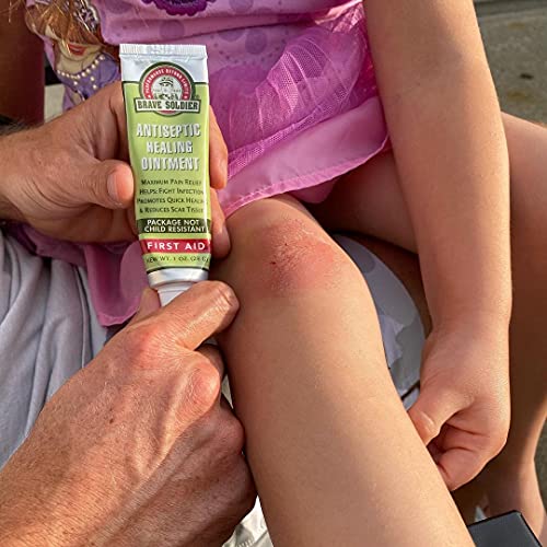 Brave Soldier Antiseptic Quick Healing Ointment with Tea Tree Oil,1 Ounce, Qu...