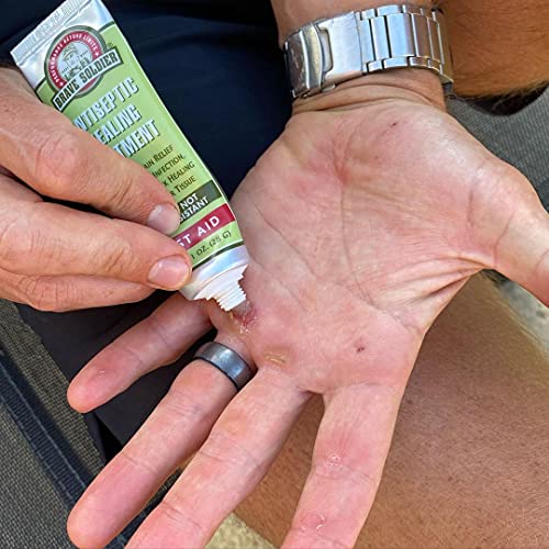 Brave Soldier Antiseptic Quick Healing Ointment with Tea Tree Oil,1 Ounce, Qu...