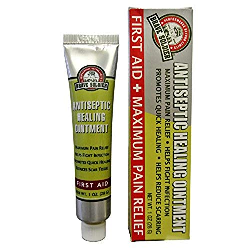 Brave Soldier Antiseptic Quick Healing Ointment with Tea Tree Oil,1 Ounce, Qu...