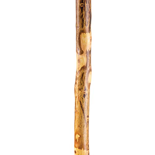 Brazos Sapling Hawthorn Walking Stick, Natural Wood Hiking Pole, Handcrafted ...