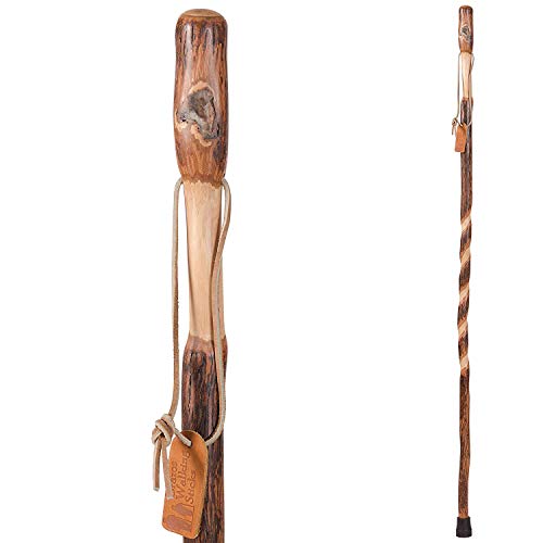 Brazos Trekking Pole Hiking Stick for Men and Women Handcrafted of Lightweigh...