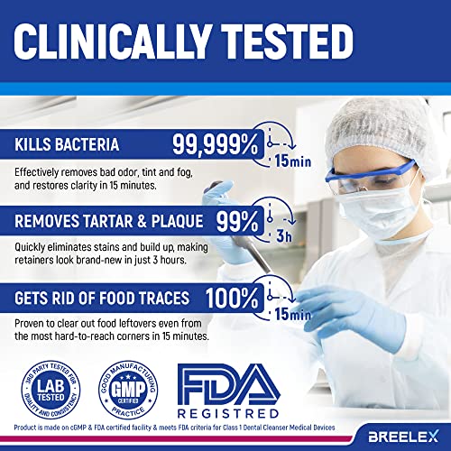 Denture Cleaning Tablets - Retainer Cleaner for Aligner, Mouth & Night Guard ...