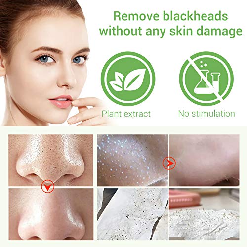 Blackhead Remover Mask, BREYLEE Tea Tree Oil Blackhead Pore Strips Mask Black...