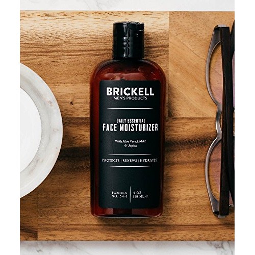 Brickell Men's Daily Essential Face Moisturizer for Men, Natural and Organic ...