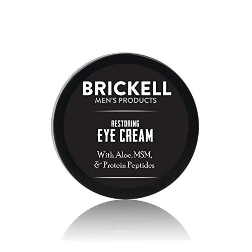 Brickell Men's Restoring Eye Cream for Men, Natural and Organic Anti Aging Ey...
