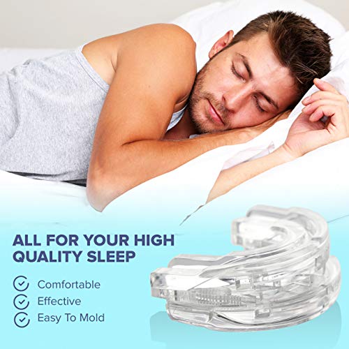 Bright Guard 2.0 Adjustable Night Sleep Aid Bruxism Mouthpiece Mouth Guard
