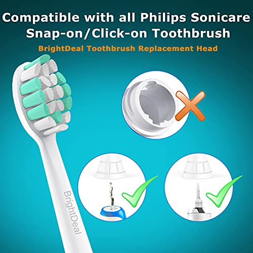 BrightDeal Replacement Toothbrush Heads for Philips Sonicare ProtectiveClean ...