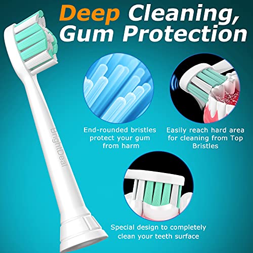 BrightDeal Replacement Toothbrush Heads for Philips Sonicare ProtectiveClean ...