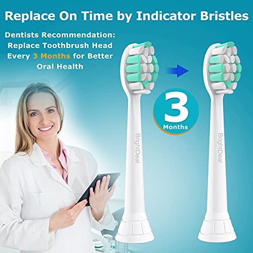 BrightDeal Replacement Toothbrush Heads for Philips Sonicare ProtectiveClean ...