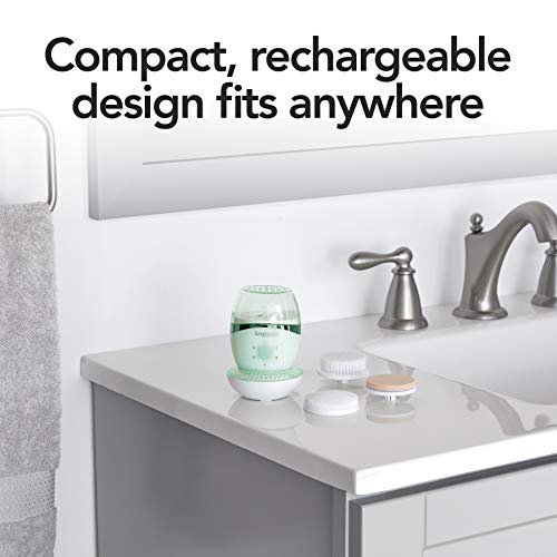 Brightline Sonic Rechargeable Electric Facial Cleansing Brush System, Face Ex...