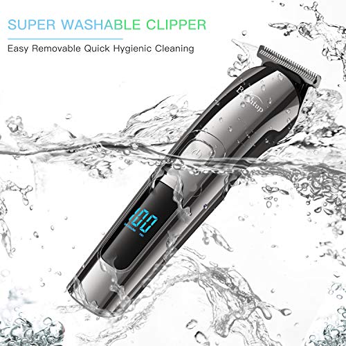 Brightup Beard Trimmer, Cordless Hair Clippers Hair Trimmer for Men, Waterpro...