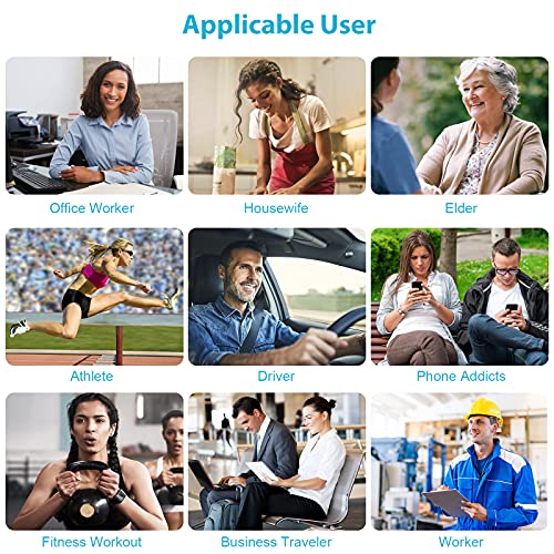 Brilnurse 4 Channels TENS Unit Muscle Stimulator with 16 Electrode Pads, 24 M...