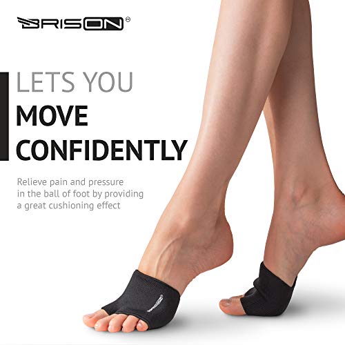 Metatarsal Pads - Gel Sleeves Forefoot Cushion Pads - Fabric Soft Foot Care B...