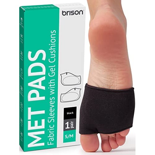 Metatarsal Pads - Gel Sleeves Forefoot Cushion Pads - Fabric Soft Foot Care B...