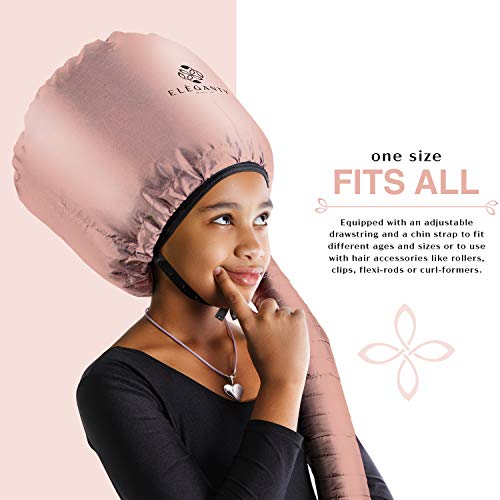 Eleganty Soft Bonnet Hood Hairdryer Attachment with Headband that Reduces Hea...