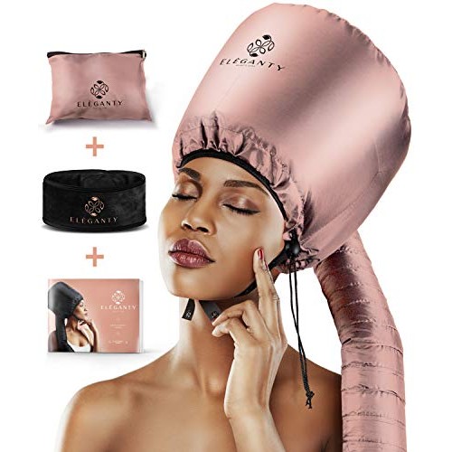 Eleganty Soft Bonnet Hood Hairdryer Attachment with Headband that Reduces Hea...