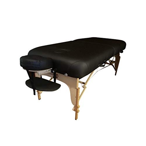 Brody Massage NUI Maple Wood Portable Massage Table - 6" Thick Foam Padding 3...