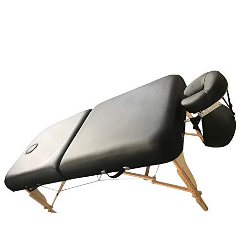 Brody Massage NUI Maple Wood Portable Massage Table - 6" Thick Foam Padding 3...