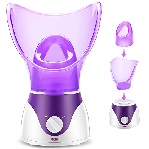 Face Steamer, Facial Steamer Nano Ionic Hot and Cold Mist Humidifier, Face St...