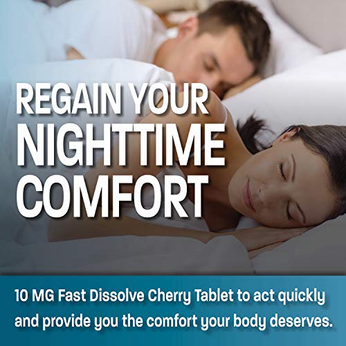 Bronson Melatonin 10mg Fast Dissolve Cherry Flavored Tablets - Nighttime Slee...