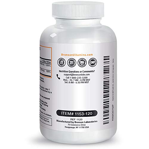 Bronson Vitamin K2 (MK7) with D3 Extra Strength Supplement Bone and Heart Hea...