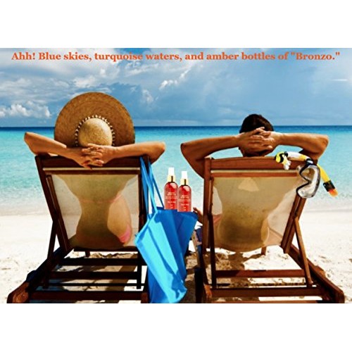 Bronzo Sensuale SPF 15 Sunscreen Deep Golden Tanning Organic Carrot Oil 8.5 O...