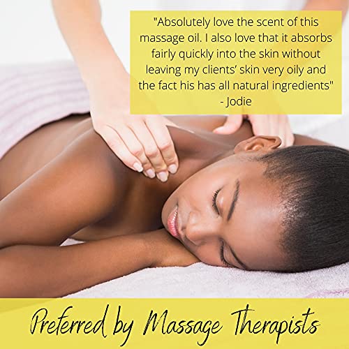 Renew Massage Oil with Orange, Lemon & Peppermint Essential Oils - Great for ...