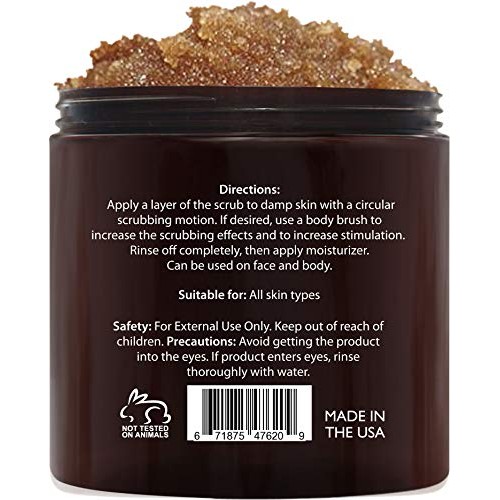 Brooklyn Botany Brown Sugar Body Scrub - Moisturizing and Exfoliating Body, F...