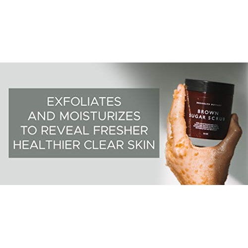 Brooklyn Botany Brown Sugar Body Scrub - Moisturizing and Exfoliating Body, F...