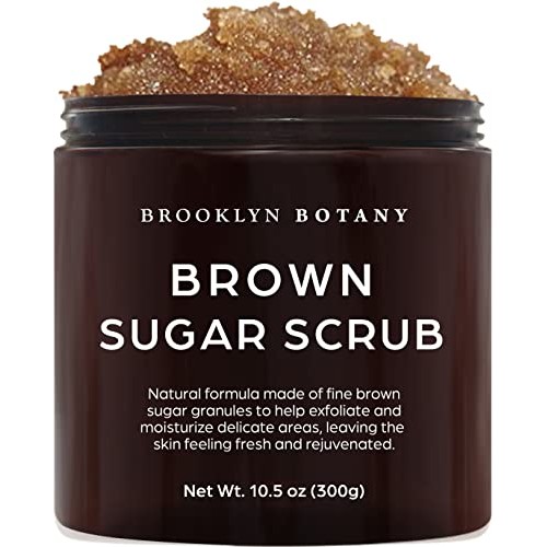 Brooklyn Botany Brown Sugar Body Scrub - Moisturizing and Exfoliating Body, F...