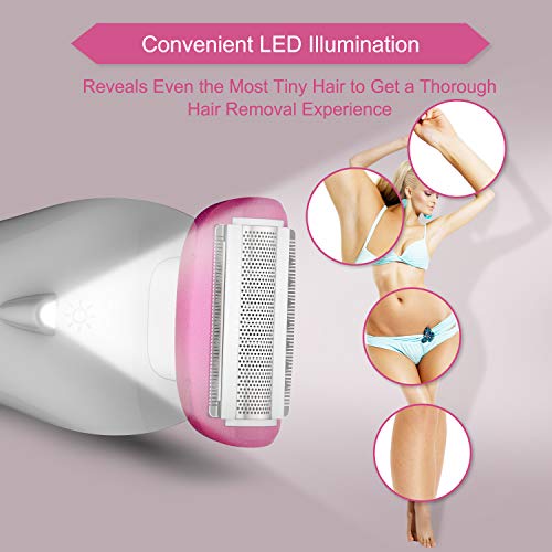 Brori Electric Razor for Women - Womens Shaver Bikini Trimmer Body Hair Remov...