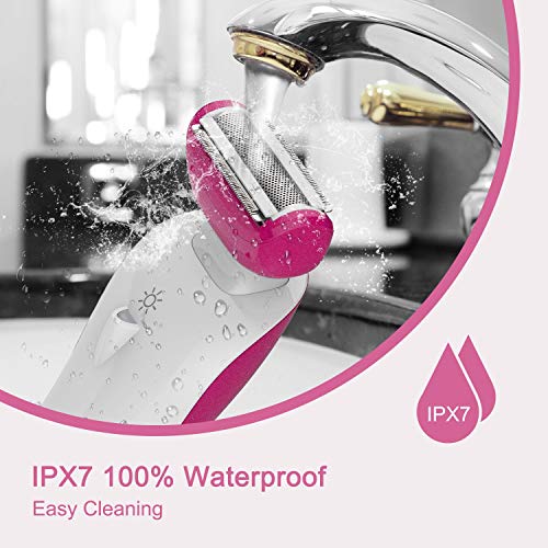 Brori Electric Razor for Women - Womens Shaver Bikini Trimmer Body Hair Remov...