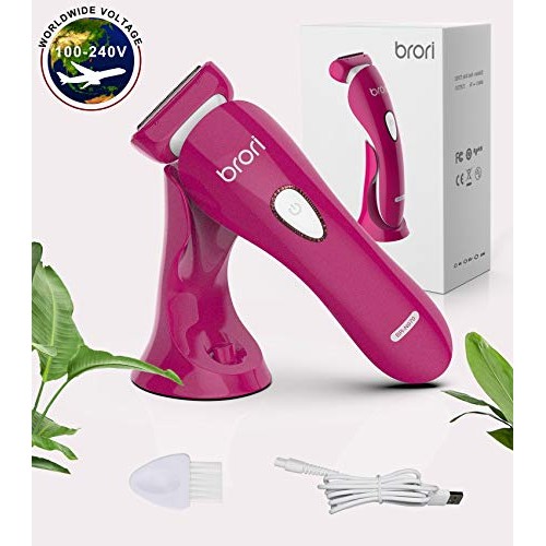 Brori Electric Razor for Women - Womens Shaver Bikini Trimmer Body Hair Remov...