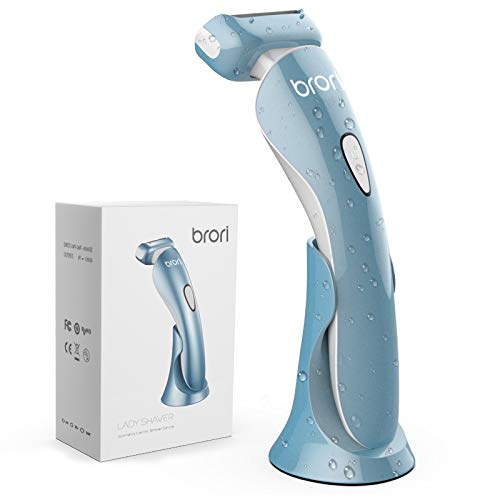 Brori Electric Razor for Women - Womens Shaver Bikini Trimmer Body Hair Remov...