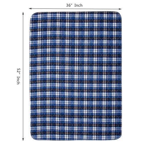 Non-Slip Bed Pads for Incontinence Washable (36" x 52"|2 Pack),Waterproof Bed...