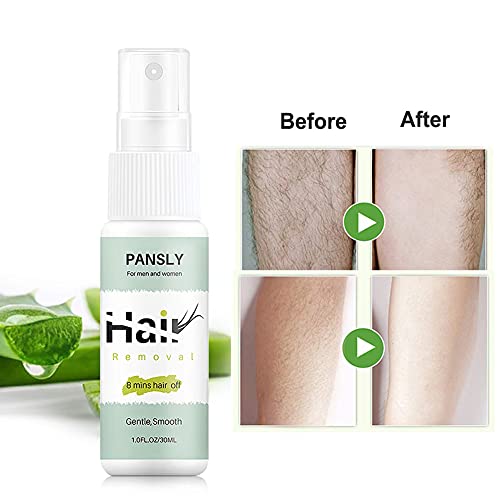 Hair Removal Spray,8 Minutes Hair Off Hair Removal Spray Legs Arms Gentle Hai...