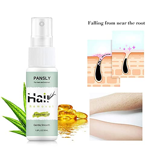 Hair Removal Spray,8 Minutes Hair Off Hair Removal Spray Legs Arms Gentle Hai...