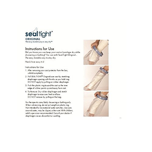 Brownmed Seal-Tight Original Cast Protector, Long 46 in. Length – Latex-Free ...